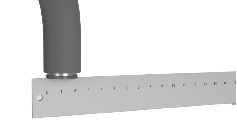 Gewinde Wasserhahn für Wasserfilter messen