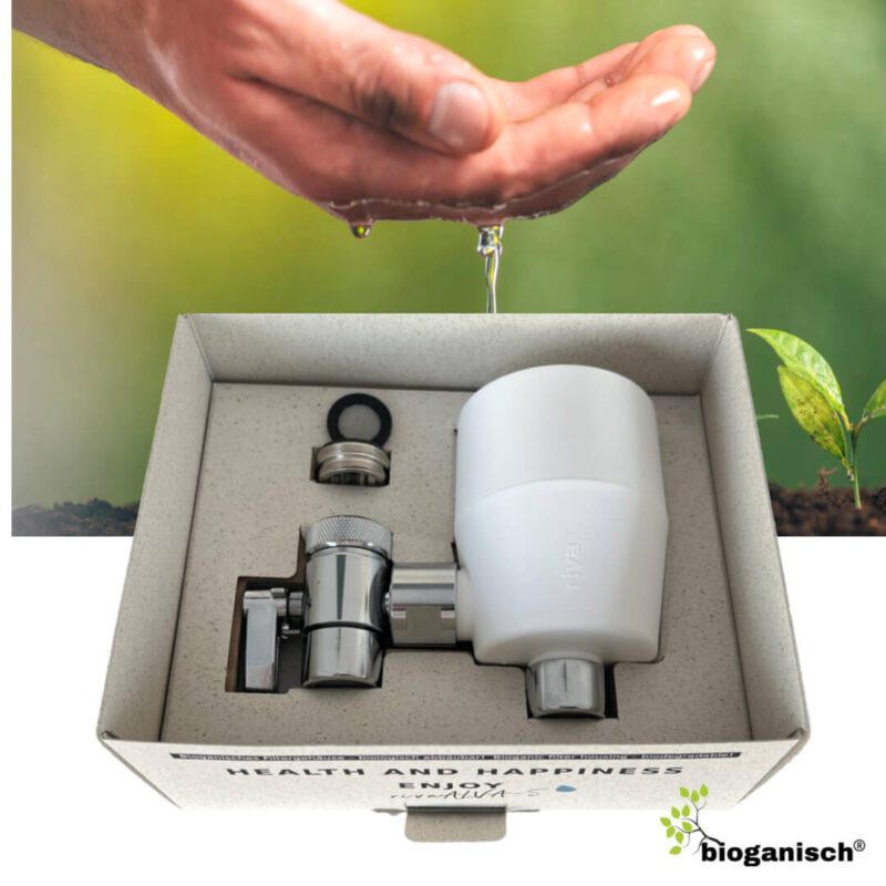 Wasserfilter am Wasserhahn