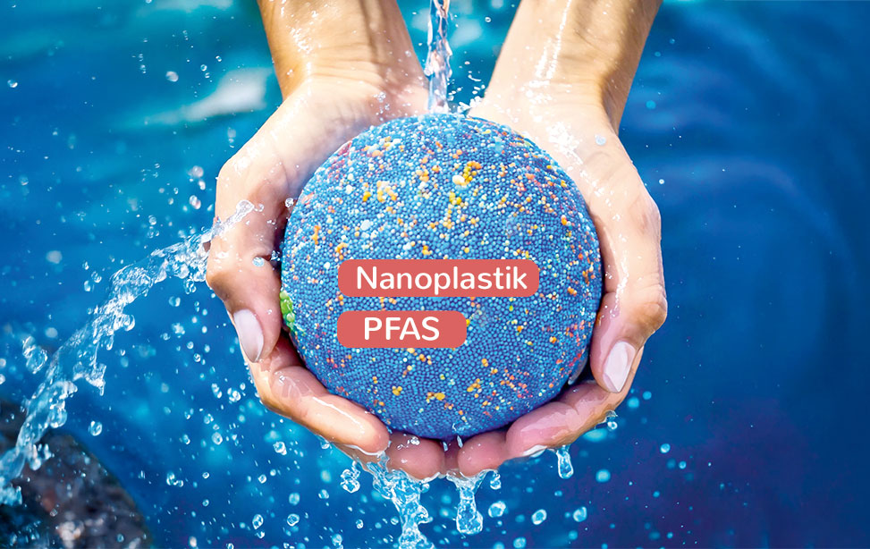 rivaALVA MEX Filterkugel PFAS Nanoplastik Wasserfilter
