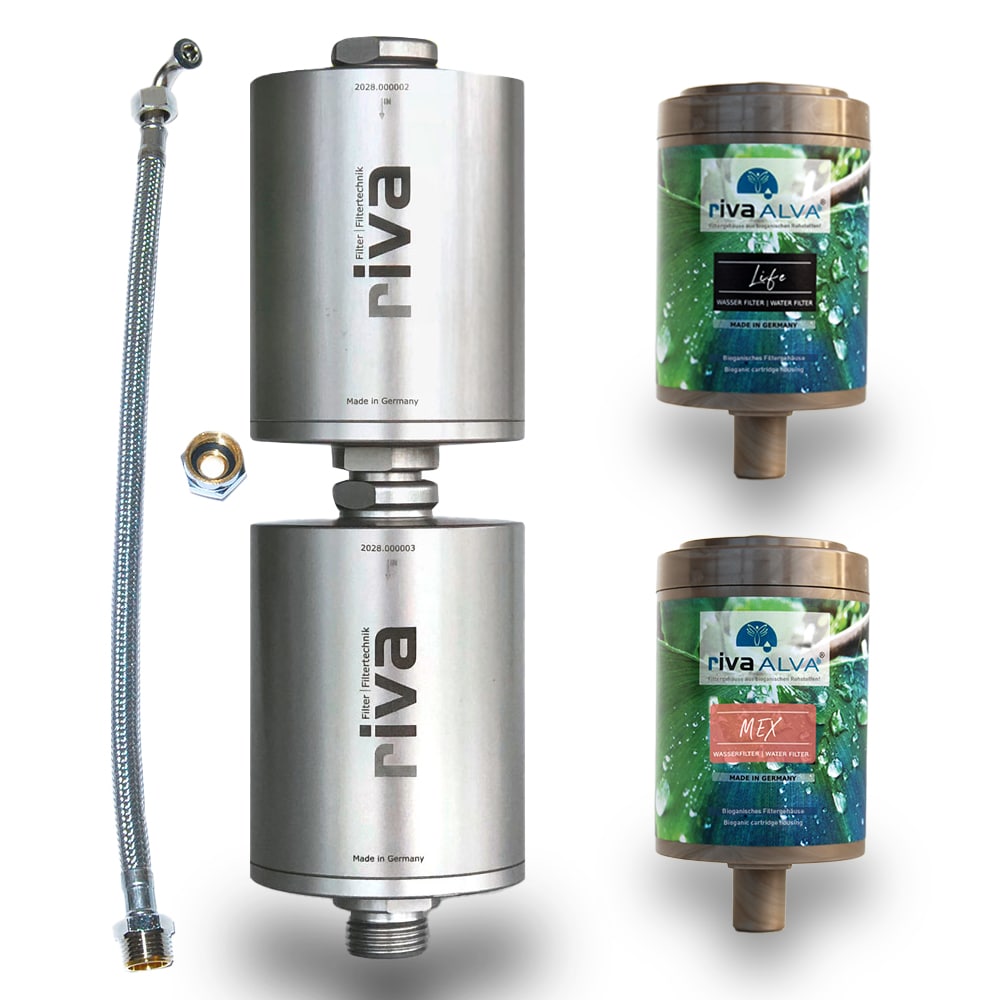 rivaALVA MEXLife Kombifilter | PFAS und Nanoplastikfilter + Blockaktivkohlefilter